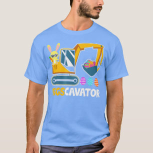 Camiseta Ovos de EGGSCAVATOR Crianças Cavadoras Bebês Pásco