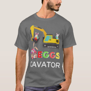 Camiseta Ovos de EGGSCAVATOR Crianças Cavadoras Bebês Pásco