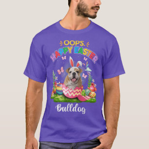 Camiseta Ovos de Felz pascoa Bunny Bulldog 2022