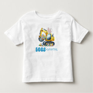 Camiseta Ovos de Páscoa Azul - Coelhinho de Cavador