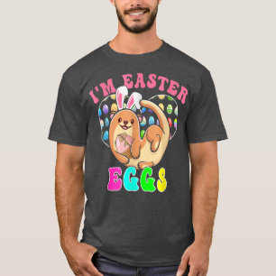 Camiseta Ovos de Páscoa caem fora coelhinho coelhinho coelh