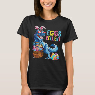 Camiseta Ovos de Páscoa Celulares Dinossauros Coelhinhos Co