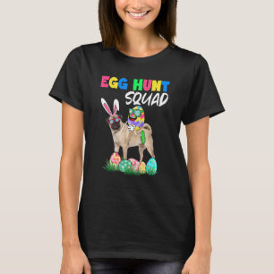 Camiseta Ovos De Páscoa De Caça De Ovo Com Cachorro De Coel