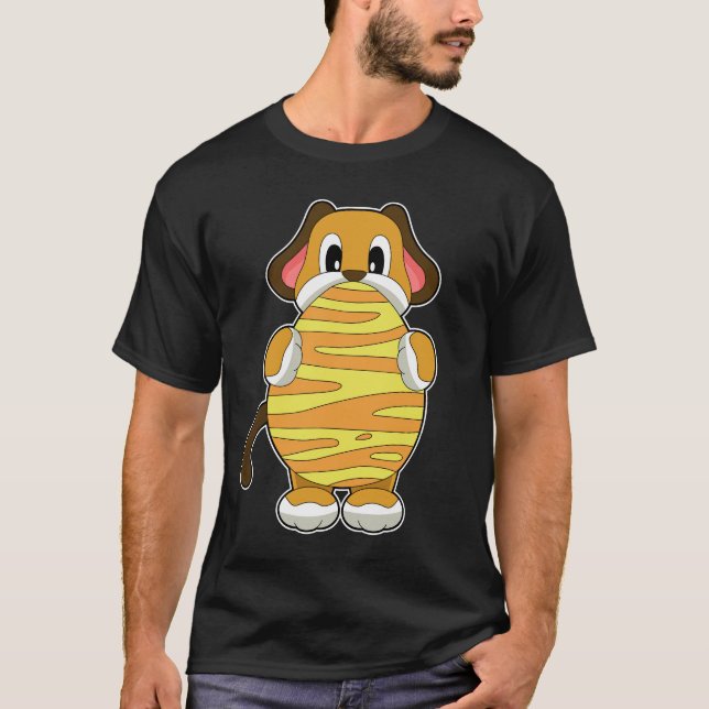 Camiseta Ovos de Páscoa de cães (Frente)