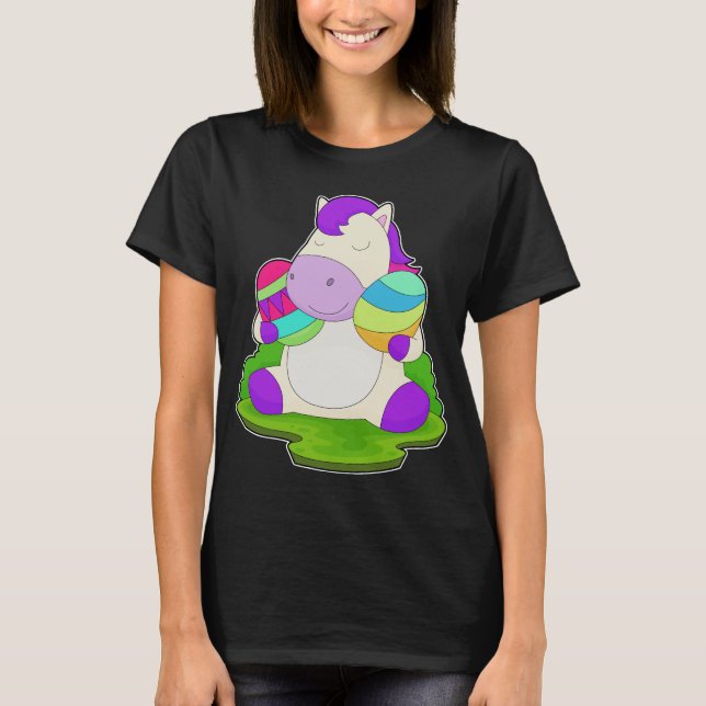 Camiseta Ovos de Páscoa de cavalo (Frente)