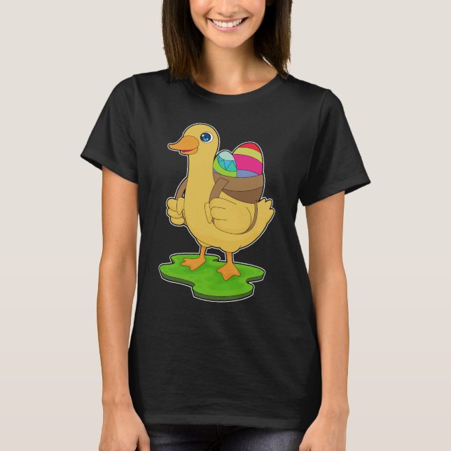 Camiseta Ovos de Páscoa de pata (Frente)