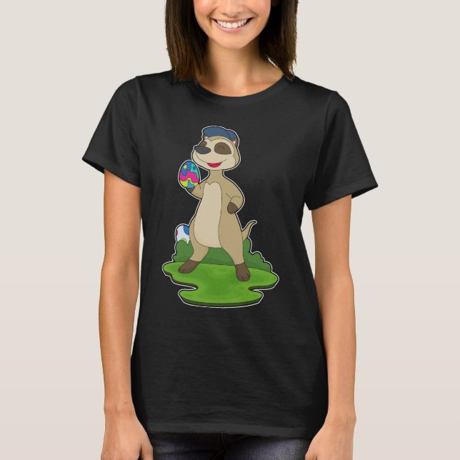 Camiseta Ovos de Páscoa de Suricata (Frente)