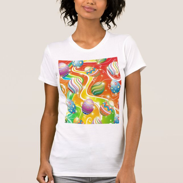 Camiseta Ovos de Páscoa Design (Frente)