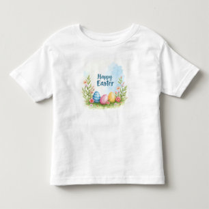Camiseta Ovos de Páscoa Elegantes Coleção Bonita