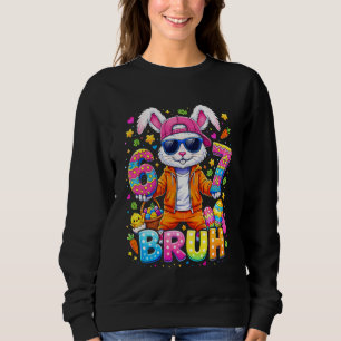 Camiseta Ovos de Páscoa Engraçados Coelho Seis Sete 67 Bruh