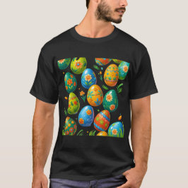 Camiseta Ovos de Páscoa Festivos - Sistema de Primavera