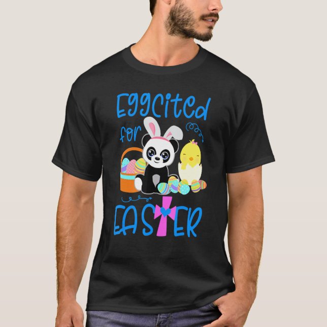 Camiseta Ovos De Páscoa Gelados Pintinho Engraçado Panda Bu (Frente)