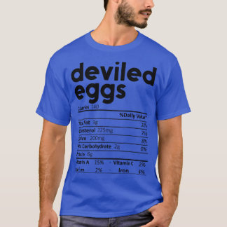 Camiseta Ovos Devilhados Fatos Nutricionais Dão Engraçados 