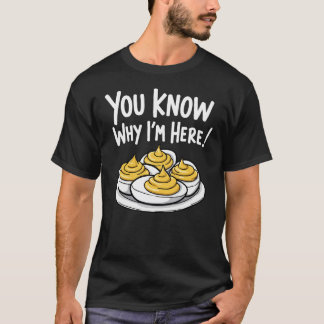 Camiseta Ovos Devimados Sabem porque estou aqui no Ação de 
