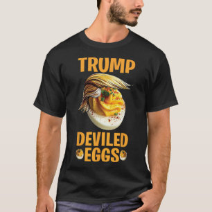 Camiseta Ovos Diabólicos Trump Piada Política de Ação de Gr