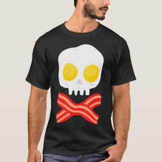 Camiseta Ovos E Bacon Crossbones Keto Dieta Ketose _1