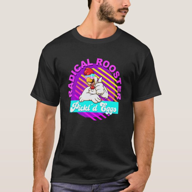 Camiseta Ovos em conserva Radical Rooster Frango Citação (Frente)