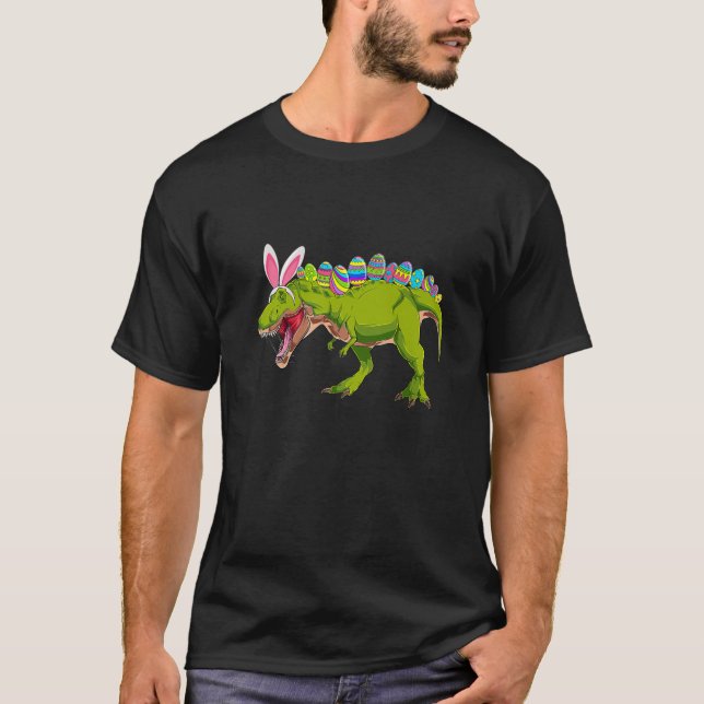 Camiseta Ovos Excelentes Cellent Hunter Dinossaur Bunny T R (Frente)