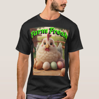Camiseta Ovos Frescos de fazenda