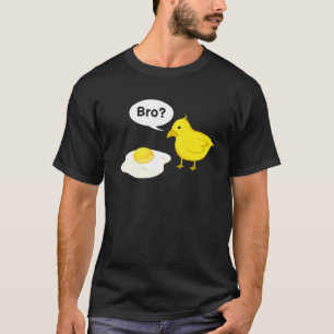 Camiseta Ovos Fritos de Galinha Franga Bro Bist Du Das Id d