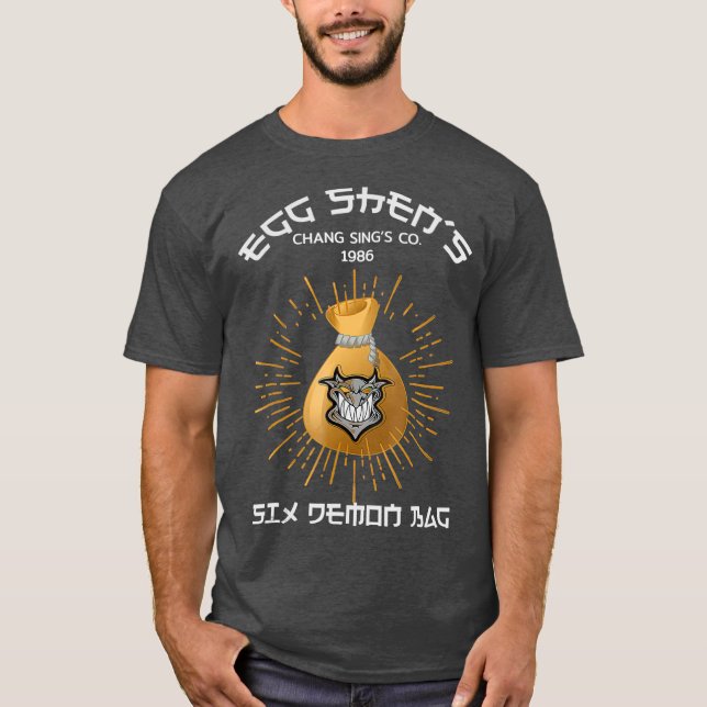Camiseta Ovos legal Shens Seis Saco Demônio (Frente)