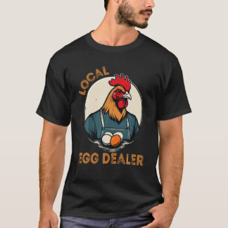 Camiseta Ovos Locais Engraçados Engraçados Ovos Peddler Gal