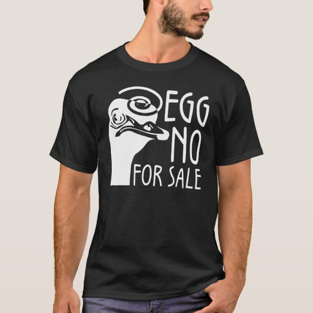 Camiseta Ovos N.O Para Boné De Venda (Frente)