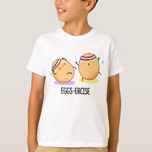 Camiseta Ovos perfuram Ovos Aeróbios Engraçados
