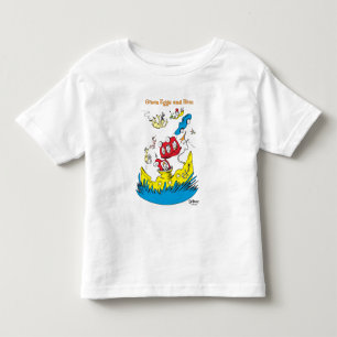 Camiseta Ovos Verdes e Presunto Não Gosto Em Nenhum Lugar