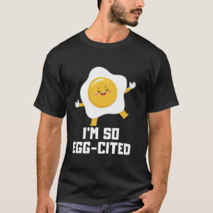 Camiseta Óvulo Bonito Para Homens Crianças Frangos Omelet F