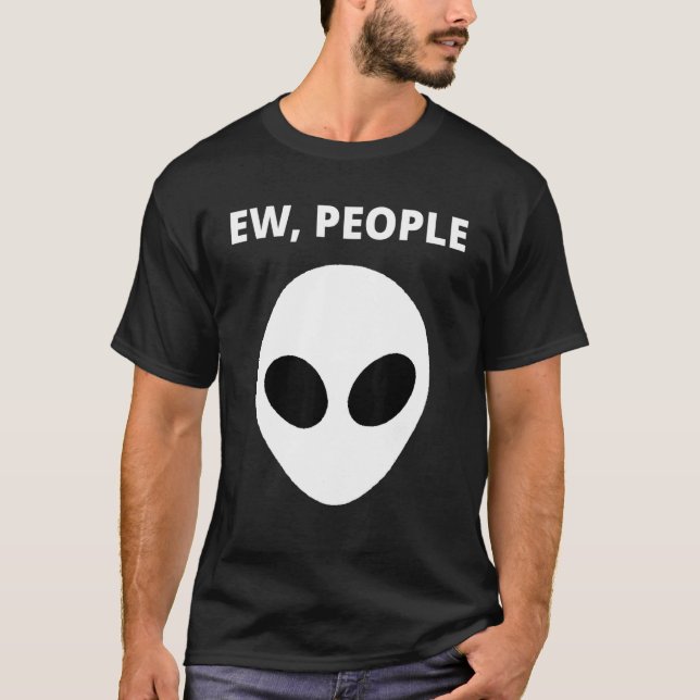Camiseta Ow Alienígena Pessoas (Frente)