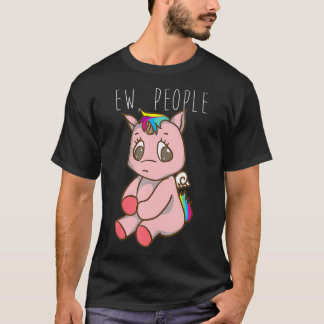 Camiseta Ow Pessoas Legal Introdução ao Rainbow Unicorns Gi
