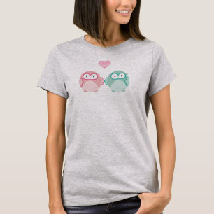 Camiseta OWL AMOR: "Moça mole + menino"