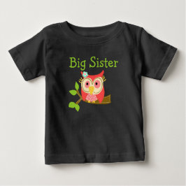 Camiseta Owl Big Sister