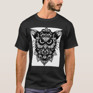 Camiseta Owl Bird Wisdom Smart