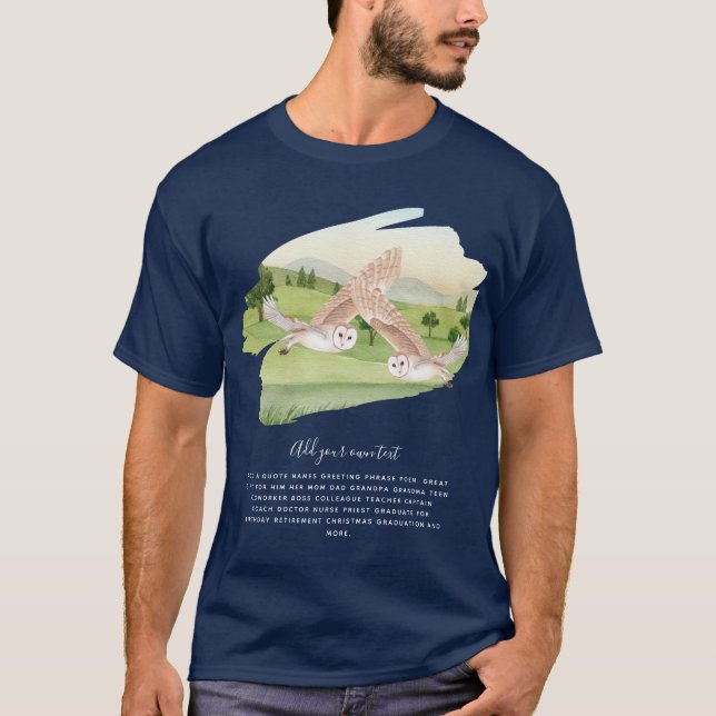Camiseta OWL GIFTS - Personalizado (Frente)