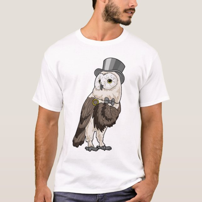 Camiseta Owl Groom Wedding ring Wedding (Frente)