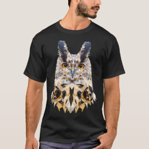Camiseta Owl Motive Proud Style por Polygon Style WPAP Owl