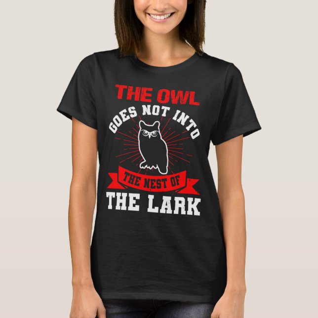 Camiseta Owl quote gift for owl lovers (Frente)