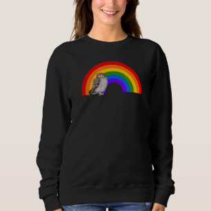 Camiseta Owl Rainbow Bird Birdwatcher Animal Biologista