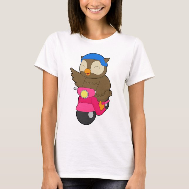 Camiseta Owl Scooter (Frente)
