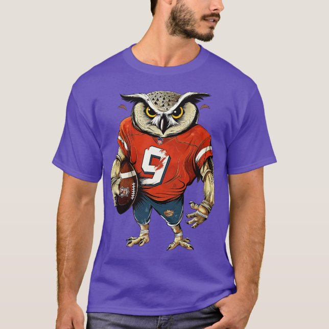 Camiseta Owl Touchdown American (Frente)