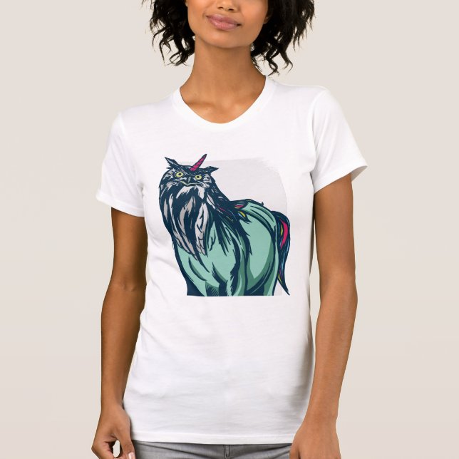 Camiseta Owl Unicorn (Frente)