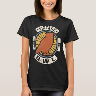 Camiseta Owl Vintage Classic Retro 60s 70s