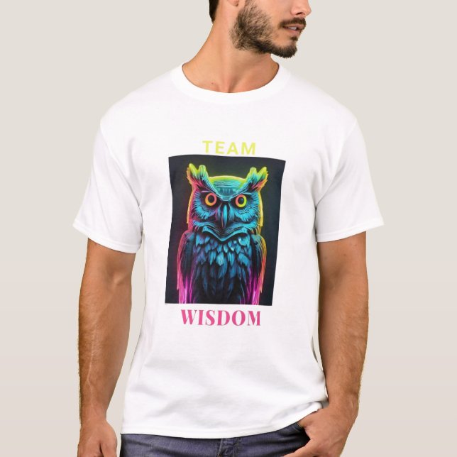 CAMISETA "OWL WISDOM TEAM" (Frente)