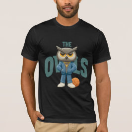 Camiseta owls in ruled