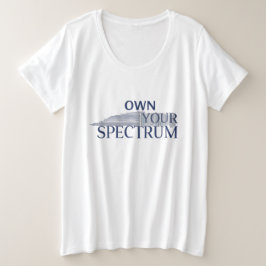 Camiseta Own Your Spectrum – Autism Awareness Month Blue 