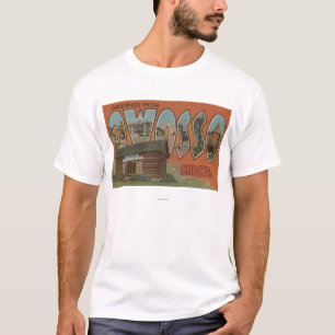 Camiseta Owosso, Michigan - grandes cenas da letra