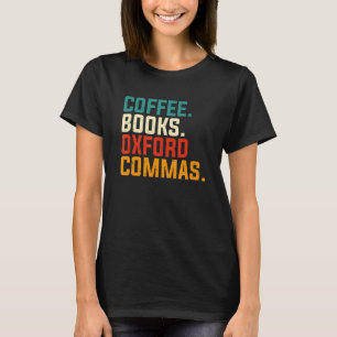 Camiseta Oxford Commas English Teacher De Volta Para