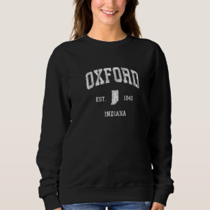 Camiseta Oxford Indiana Em Esportes Atléticos Vintage